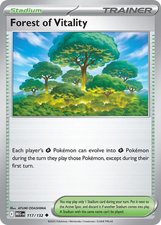 Forest of Vitality - 117/132 - Normal - NM - Uncommon - Mega Evolution