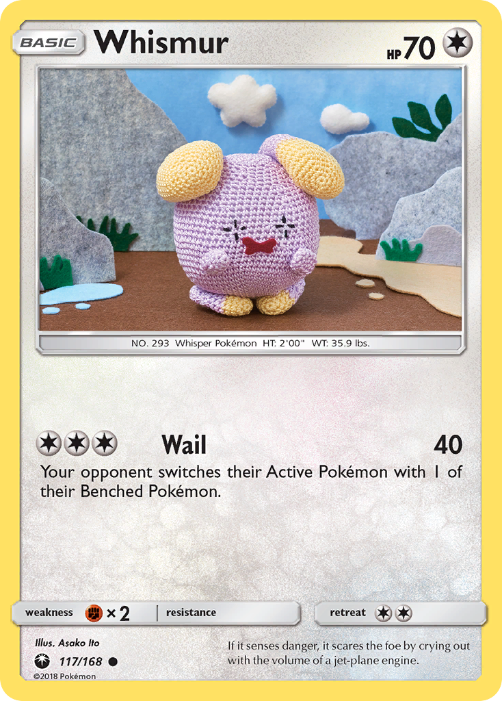 Whismur - 117/168 - Normal - NM - Common - Celestial Storm