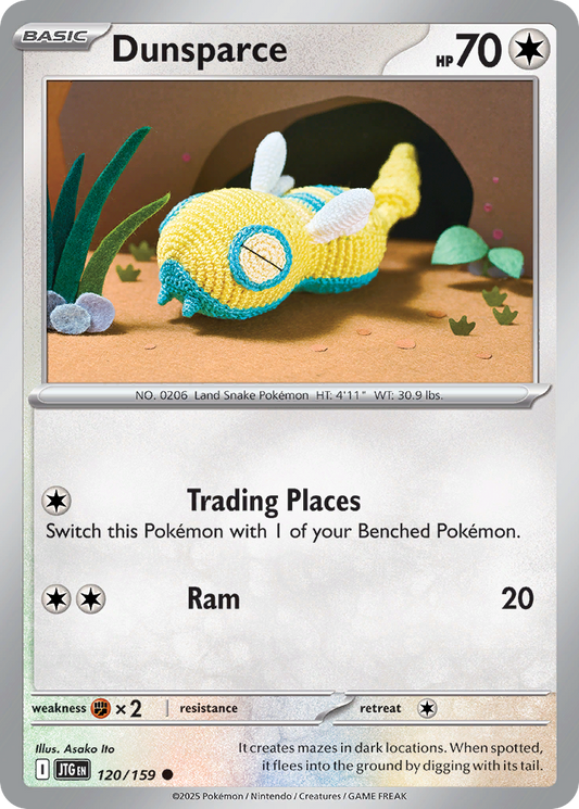 Dunsparce - 120/159 - Normal - NM - Common - Journey Together