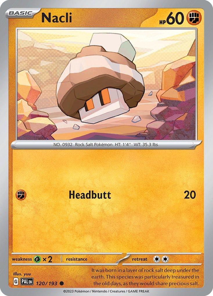 Nacli - 120/193 - Normal - NM - Common - Paldea Evolved
