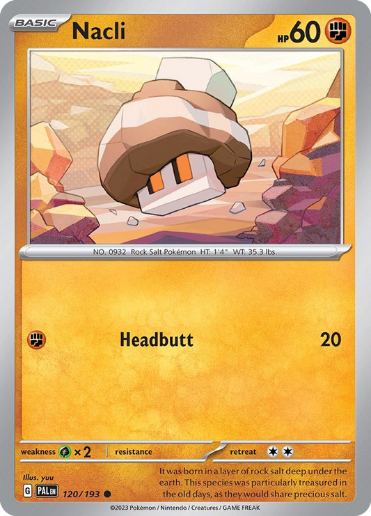 Nacli - 120/193 - Normal - NM - Common - Paldea Evolved