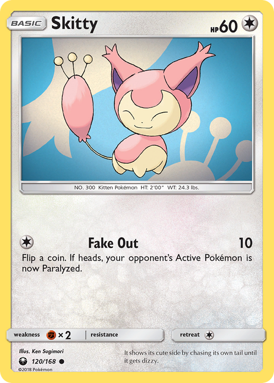 Skitty - 120/168 - Normal - NM - Common - Celestial Storm