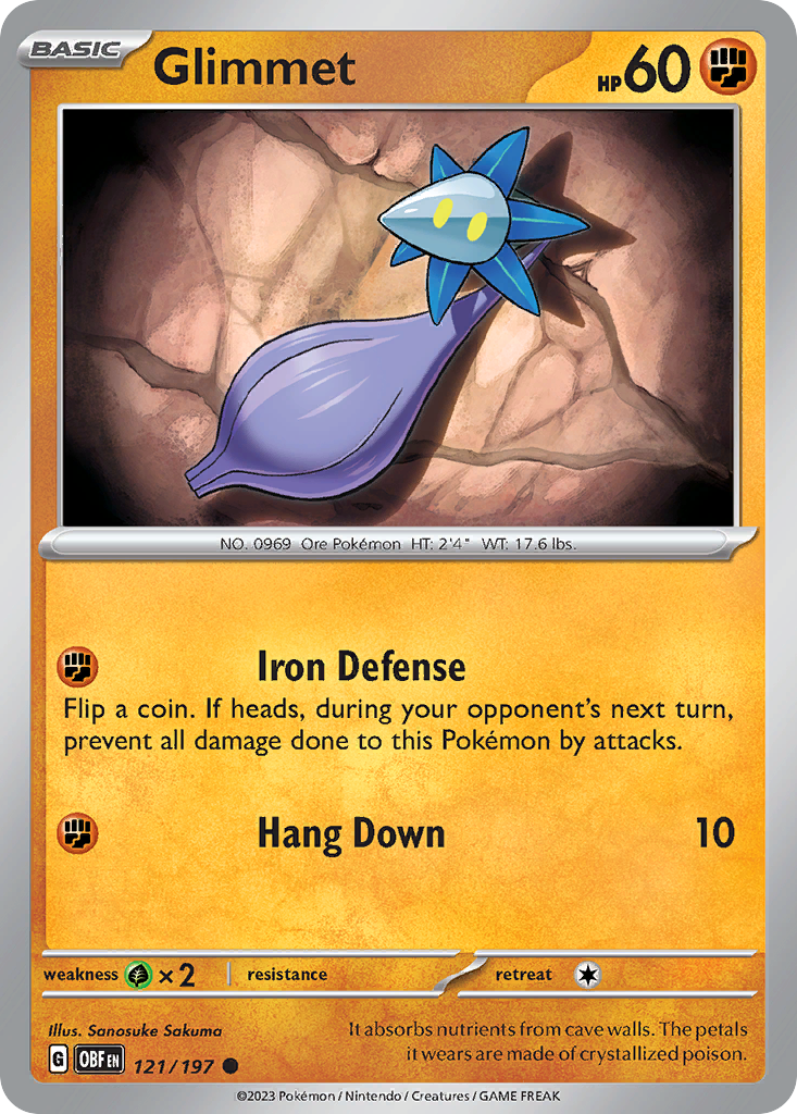 Glimmet - 121/197 - Normal - NM - Common - Obsidian Flames