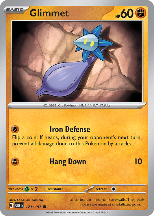 Glimmet - 121/197 - Normal - NM - Common - Obsidian Flames