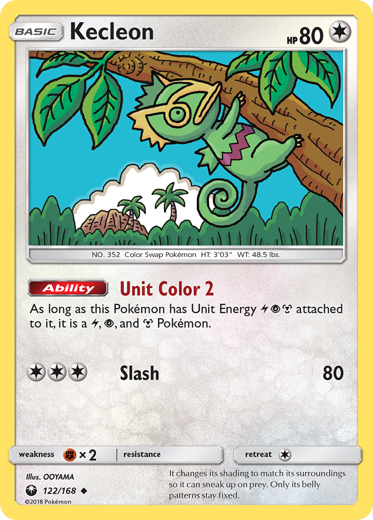 Kecleon - 122/168 - Normal - NM - Uncommon - Celestial Storm