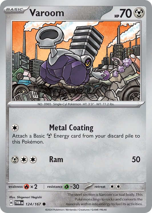 Varoom - 124/167 - Normal - NM - Common - Twilight Masquerade