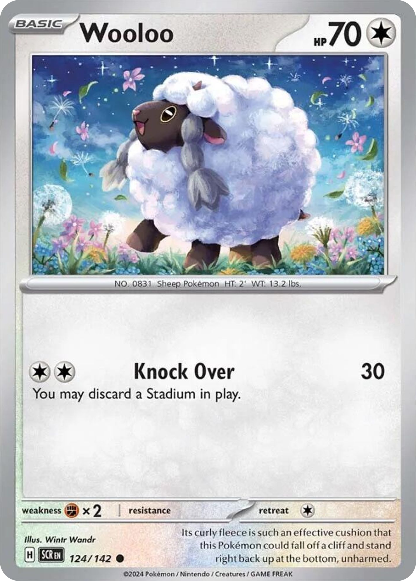Wooloo - 124/142 - Normal - NM - Common - Stellar Crown