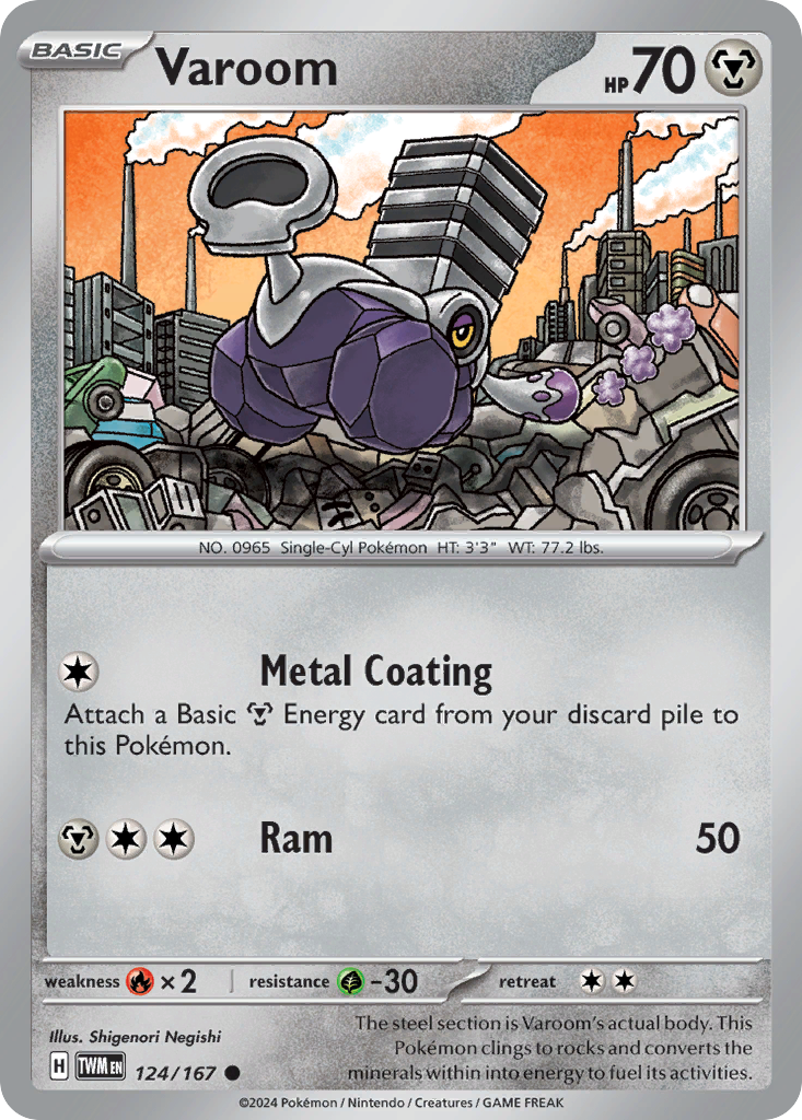 Varoom - 124/167 - Reverse Holofoil - NM - Common - Twilight Masquerade