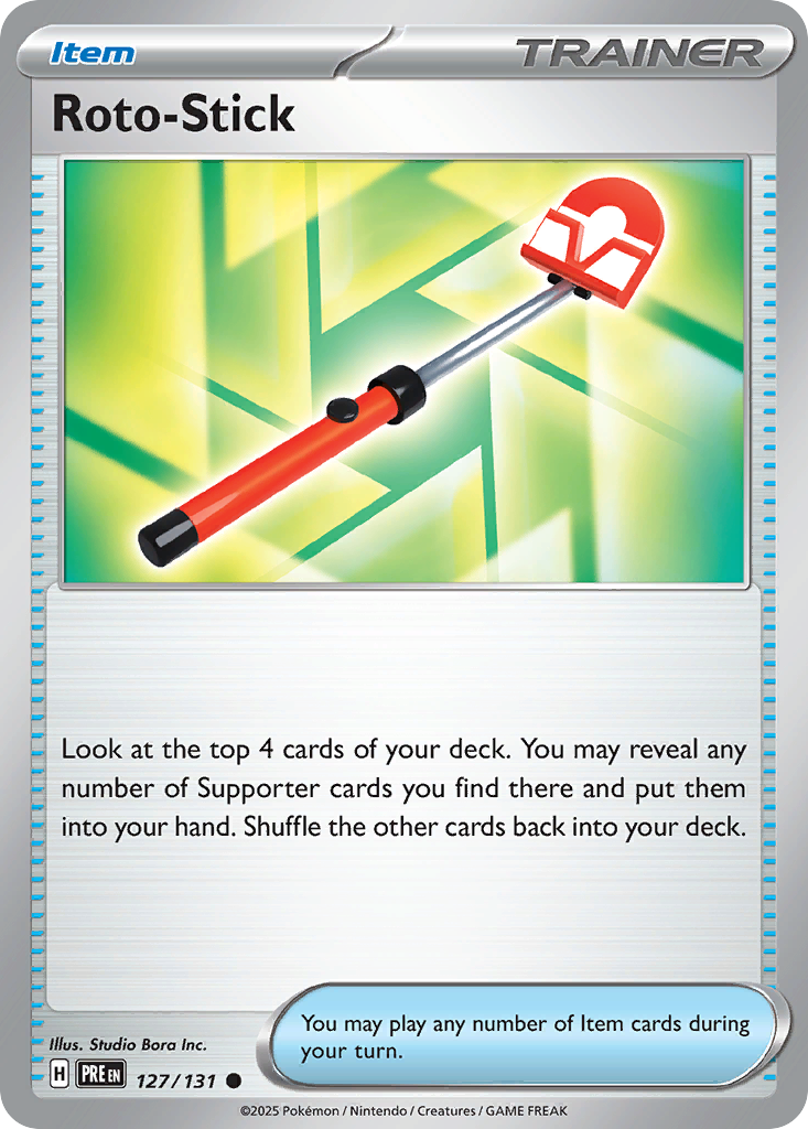 Roto-Stick - 127/131 - Normal - NM - Common - Prismatic Evolutions