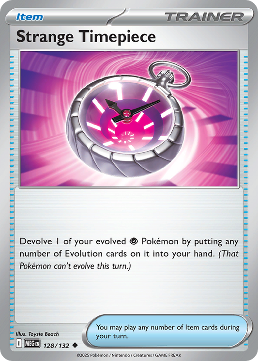 Strange Timepiece - 128/132 - Normal - NM - Uncommon - Mega Evolution