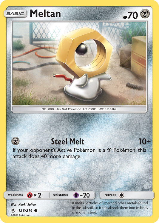 Meltan - 128/214 - Normal - NM - Common - Unbroken Bonds