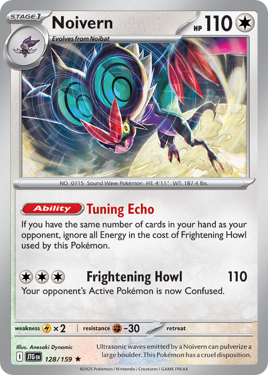 Noivern - 128/159 - Holofoil - NM - Rare - Journey Together