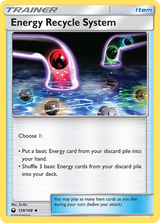Energy Recycle System - 128/168 - Normal - NM - Uncommon - Celestial Storm