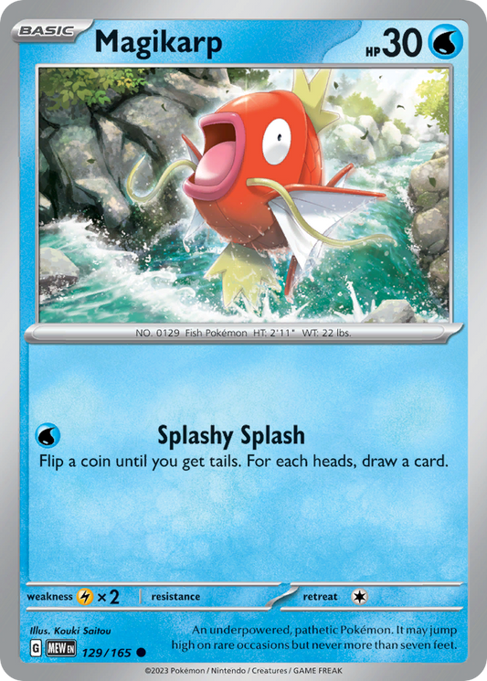 Magikarp - 129/165 - Normal - NM - Common - 151