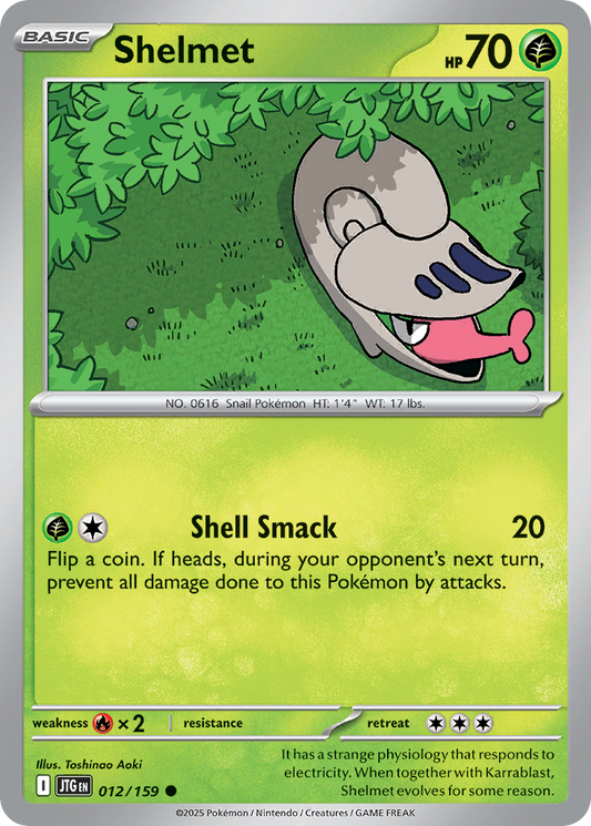 Shelmet - 12/159 - Normal - NM - Common - Journey Together