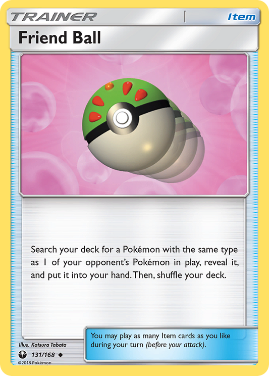 Friend Ball - 131/168 - Normal - NM - Uncommon - Celestial Storm