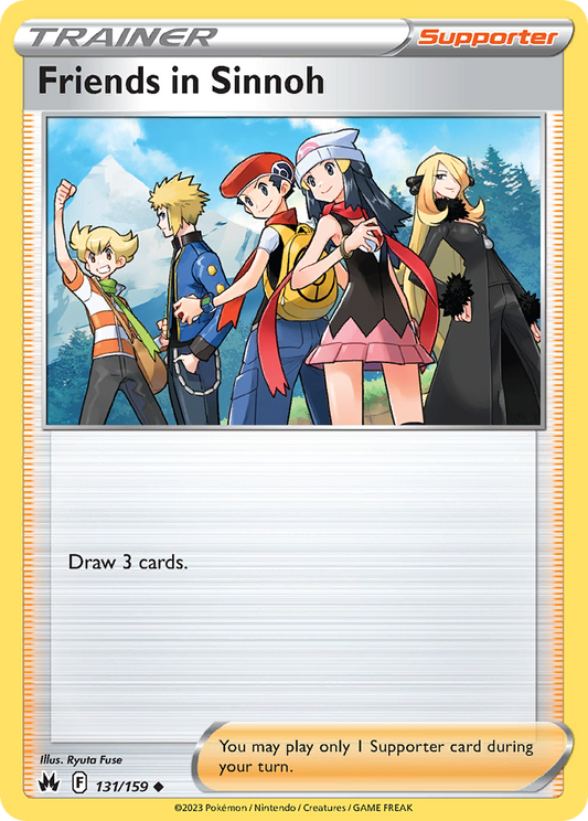Friends in Sinnoh - 131/159 - Normal - NM - Uncommon - Crown Zenith