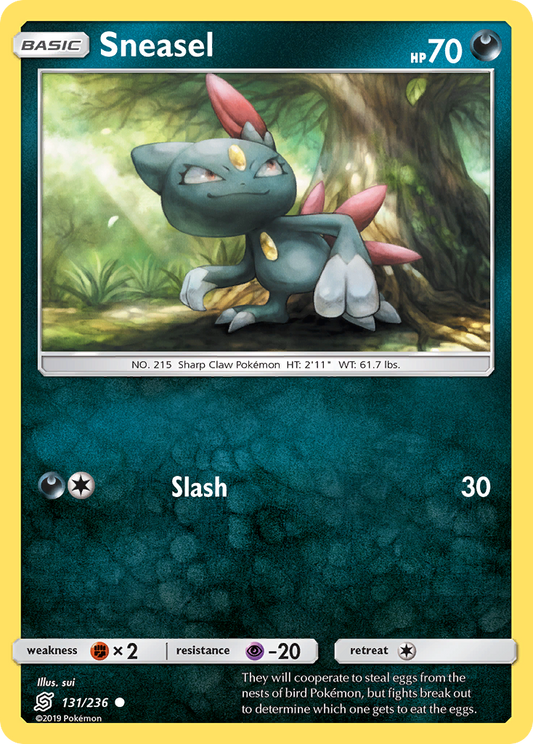 Sneasel - 131/236 - Normal - NM - Common - Unified Minds
