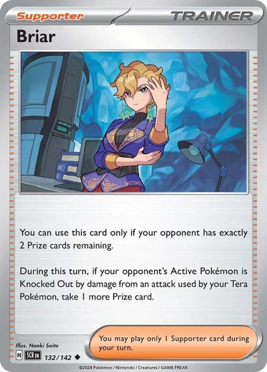 Briar - 132/142 - Normal - NM - Uncommon - Stellar Crown