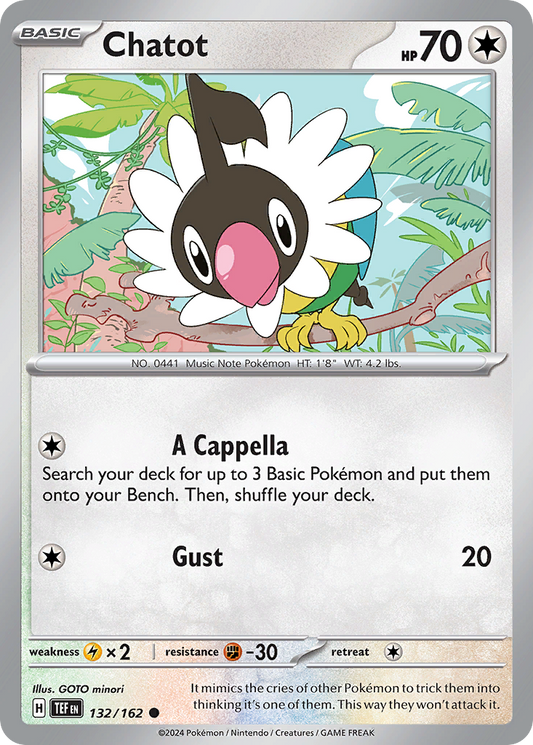 Chatot - 132/162 - Normal - NM - Common - Temporal Forces