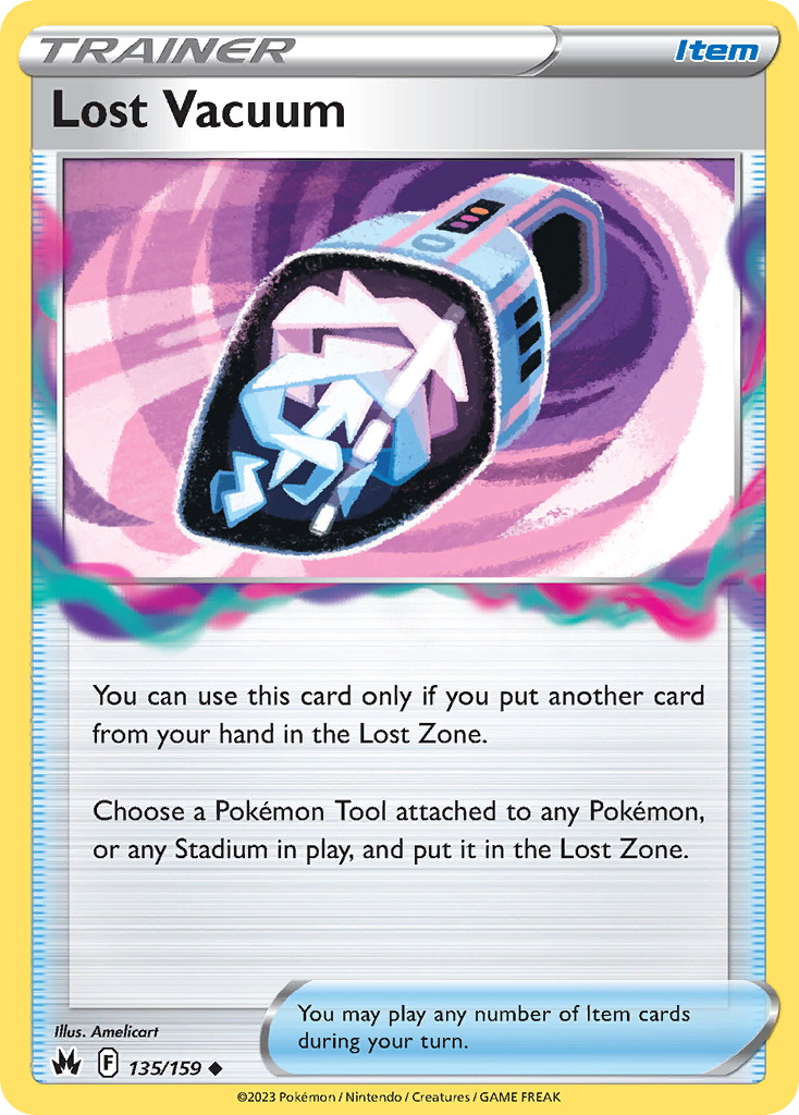 Lost Vacuum - 135/159 - Normal - NM - Uncommon - Crown Zenith