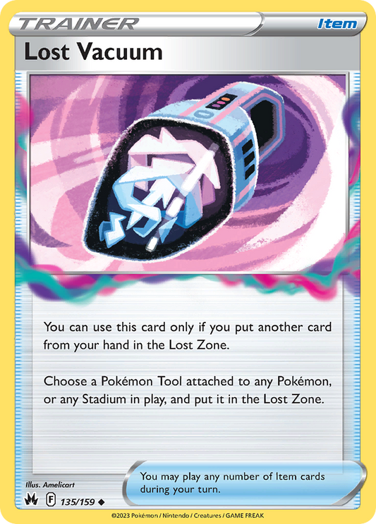 Lost Vacuum - 135/159 - Normal - NM - Uncommon - Crown Zenith