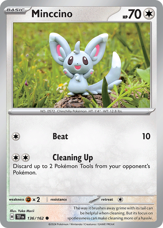 Minccino - 136/162 - Normal - NM - Common - Temporal Forces