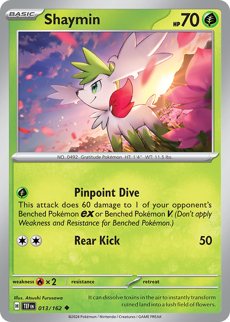 Shaymin - 13/162 - Normal - NM - Uncommon - Temporal Forces