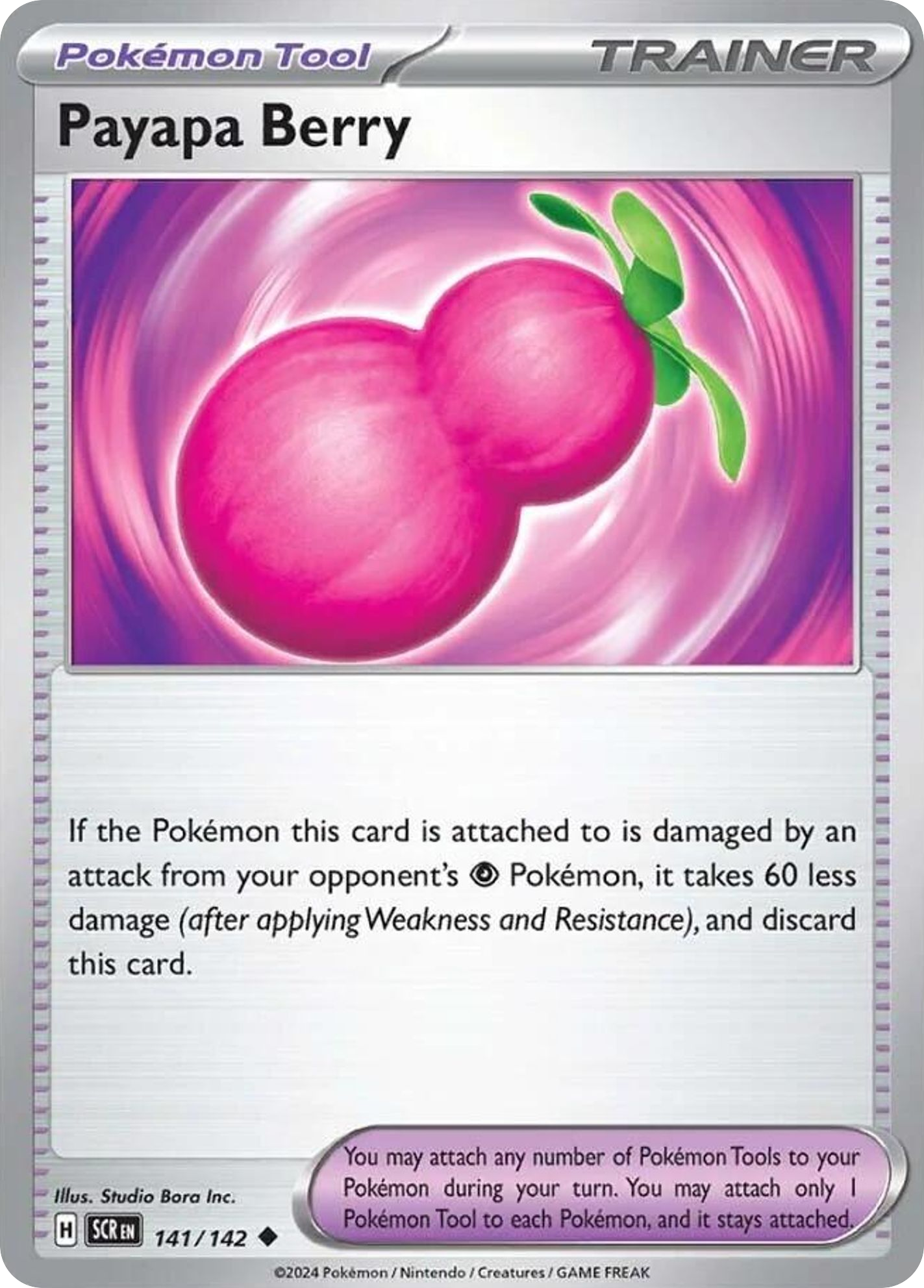 Payapa Berry - 141/142 - Normal - NM - Uncommon - Stellar Crown