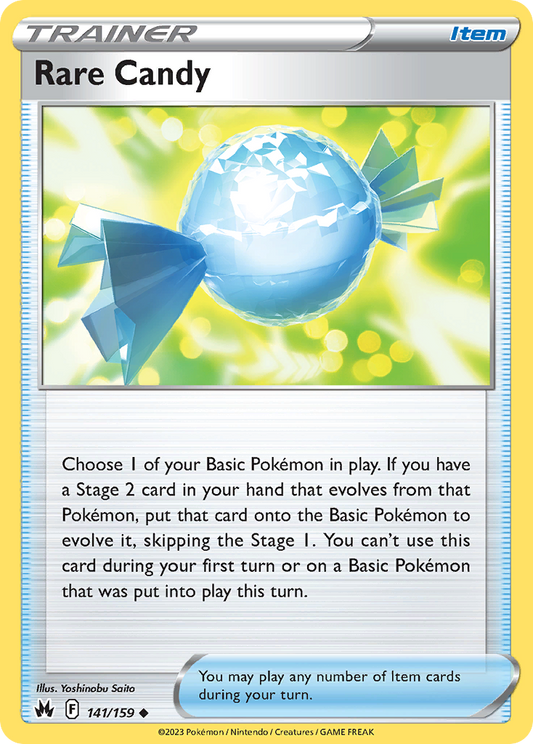 Rare Candy - 141/159 - Normal - NM - Uncommon - Crown Zenith