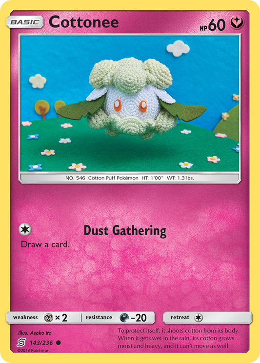 Cottonee - 143/236 - Normal - NM - Common - Unified Minds