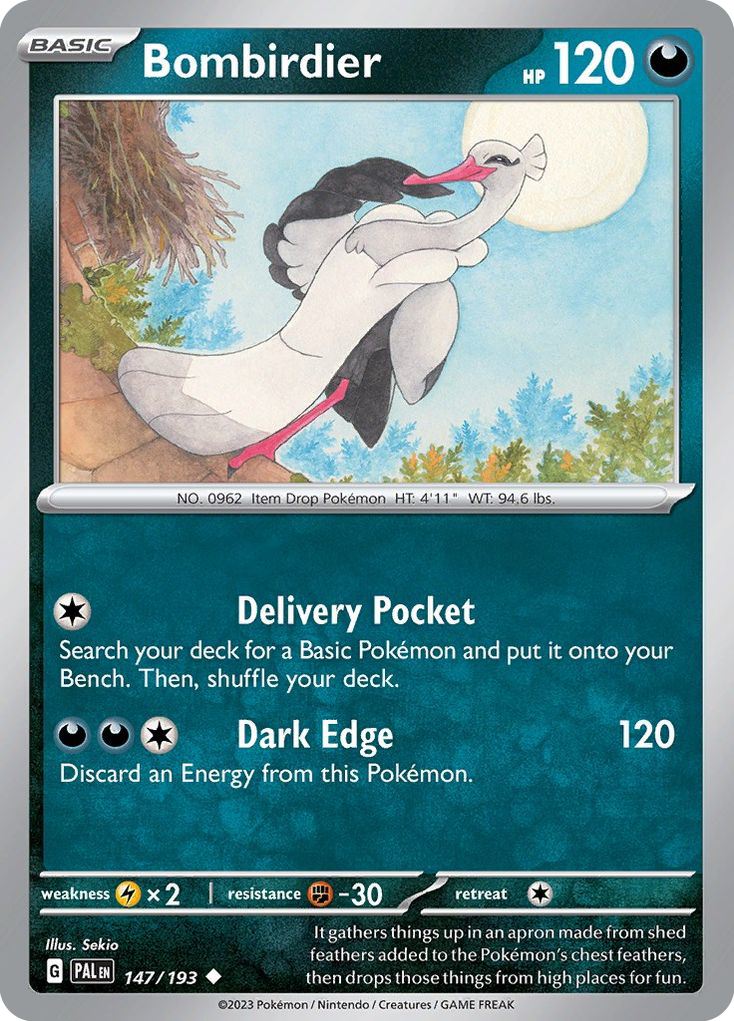 Bombirdier - 147/193 - Normal - NM - Uncommon - Paldea Evolved