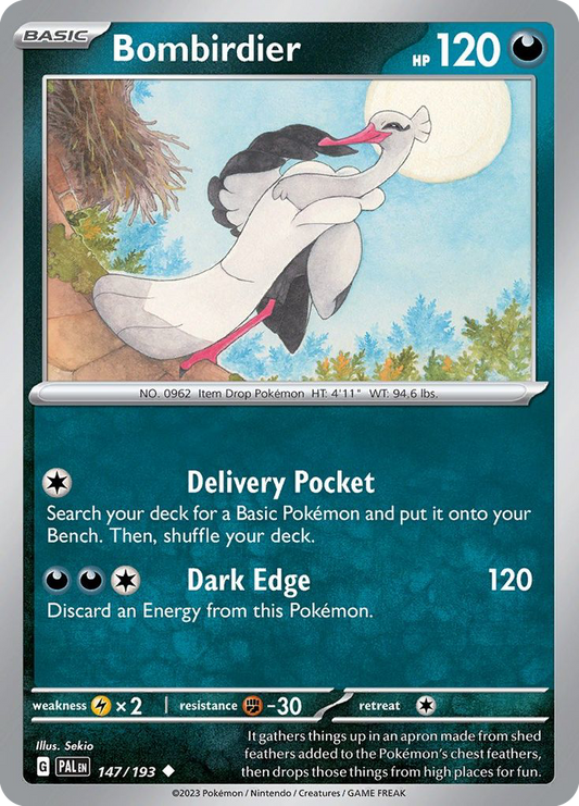 Bombirdier - 147/193 - Normal - NM - Uncommon - Paldea Evolved