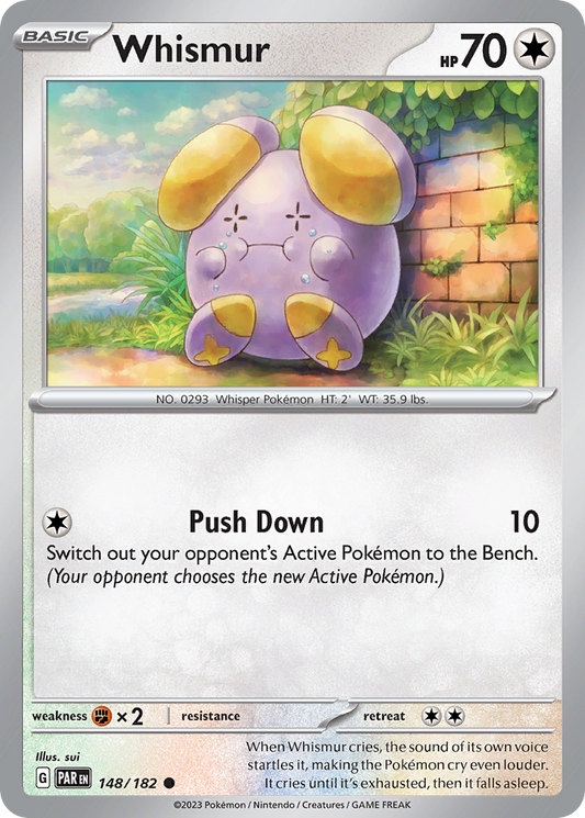 Whismur - 148/182 - Normal - NM - Common - Paradox Rift