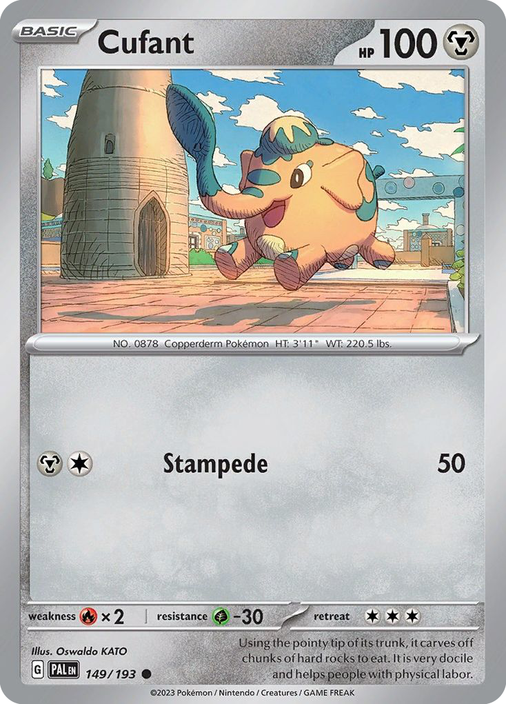 Cufant - 149/193 - Reverse Holofoil - NM - Common - Paldea Evolved