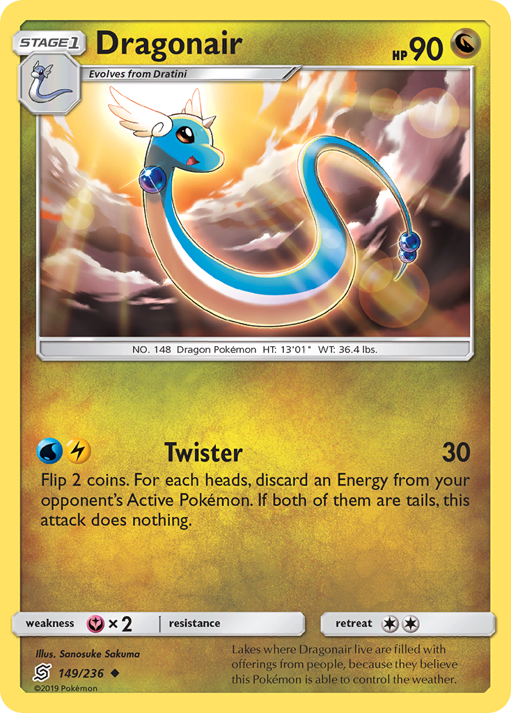Dragonair - 149/236 - Normal - NM - Uncommon - Unified Minds