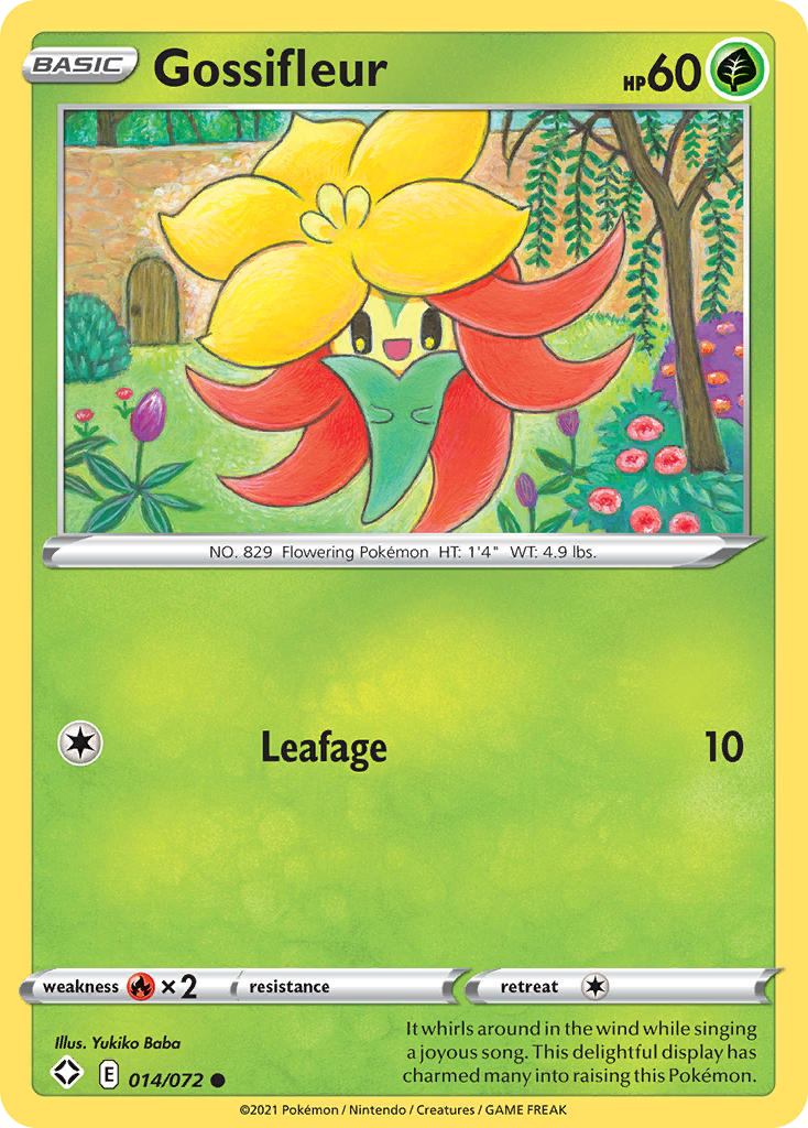 Gossifleur - 14/72 - Normal - NM - Common - Shining Fates