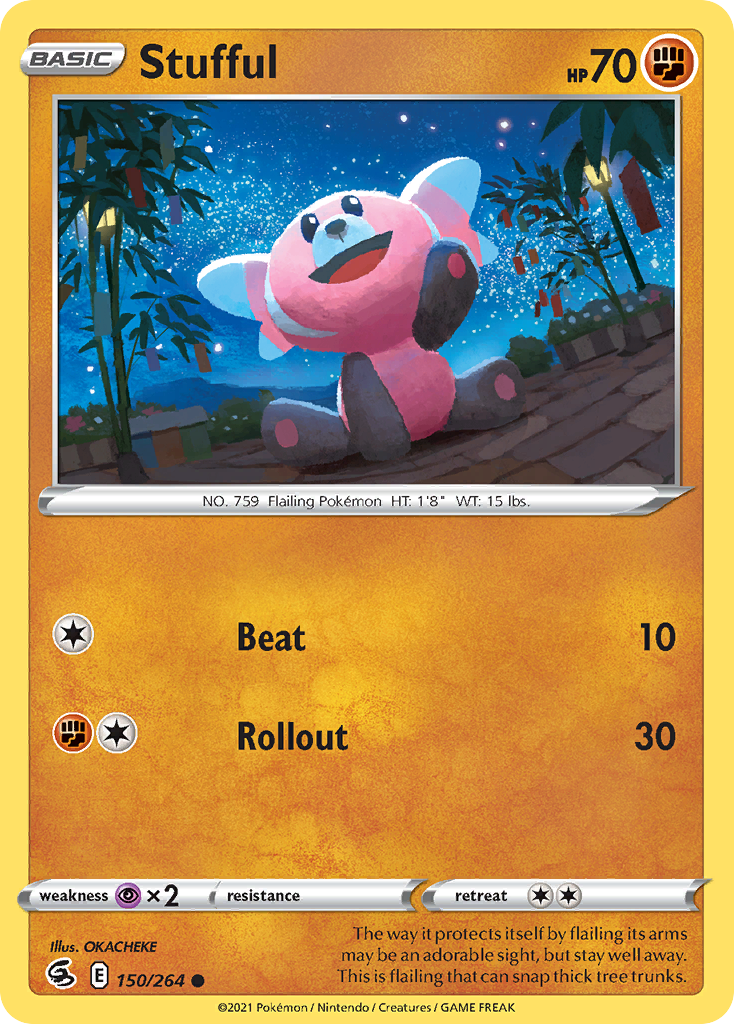 Stufful - 150/264 - Normal - NM - Common - Fusion Strike