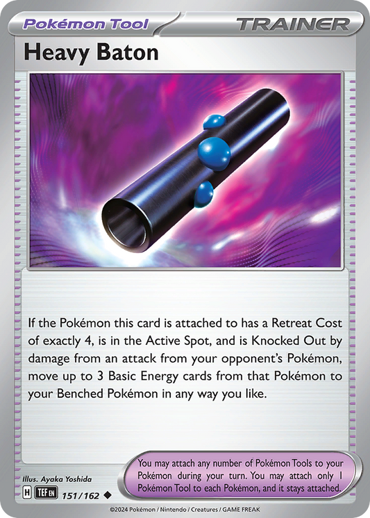 Heavy Baton - 151/162 - Reverse Holofoil - NM - Uncommon - Temporal Forces