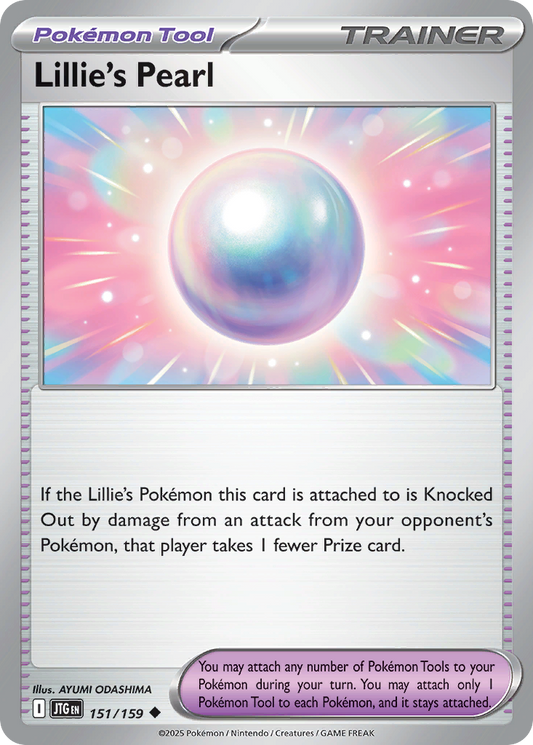 Lillie's Pearl - 151/159 - Reverse Holofoil - NM - Uncommon - Journey Together
