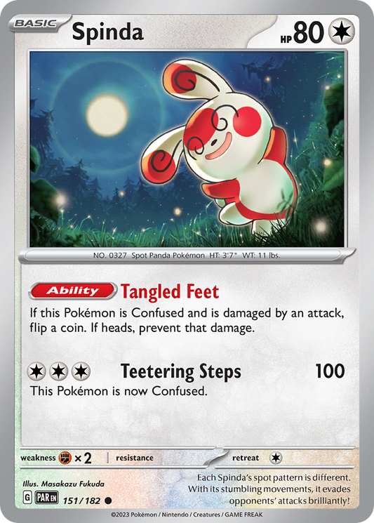 Spinda - 151/182 - Reverse Holofoil - NM - Common - Paradox Rift