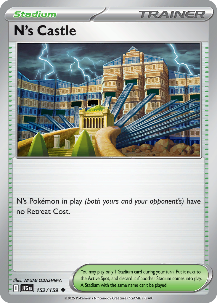 N's Castle - 152/159 - Normal - NM - Uncommon - Journey Together