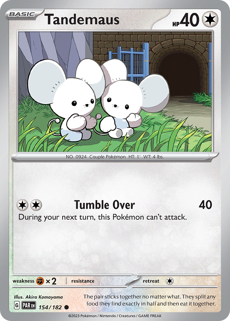 Tandemaus - 154/182 - Reverse Holofoil - NM - Common - Paradox Rift