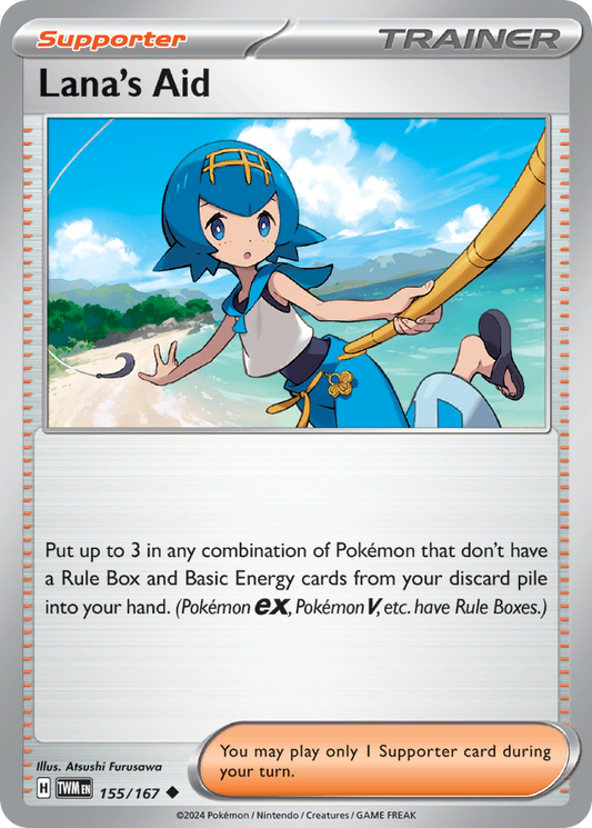 Lana's Aid - 155/167 - Normal - NM - Uncommon - Twilight Masquerade