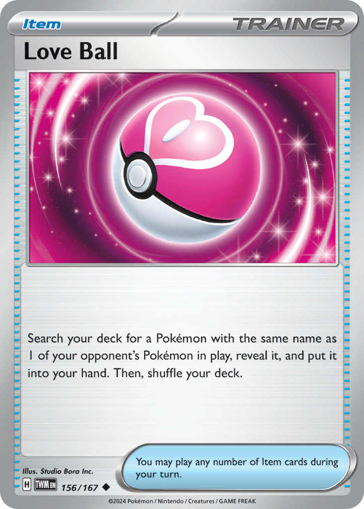 Love Ball - 156/167 - Normal - NM - Uncommon - Twilight Masquerade