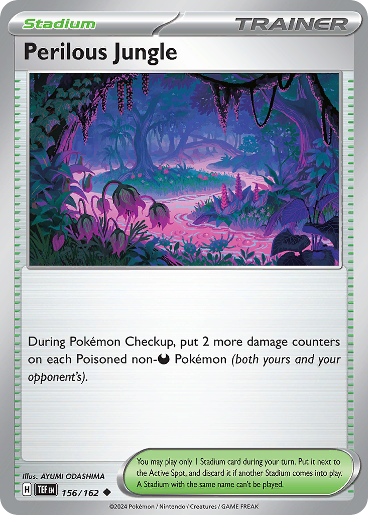 Perilous Jungle - 156/162 - Normal - NM - Uncommon - Temporal Forces