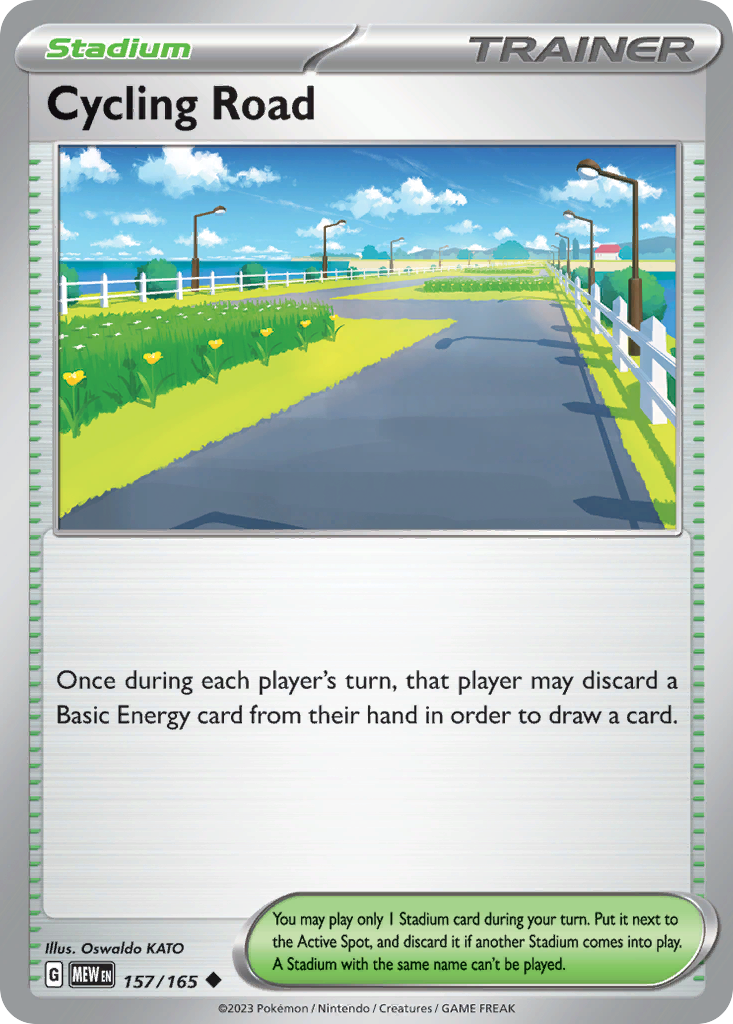 Cycling Road - 157/165 - Normal - NM - Uncommon - 151