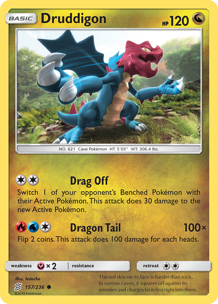Druddigon - 157/236 - Normal - NM - Common - Unified Minds