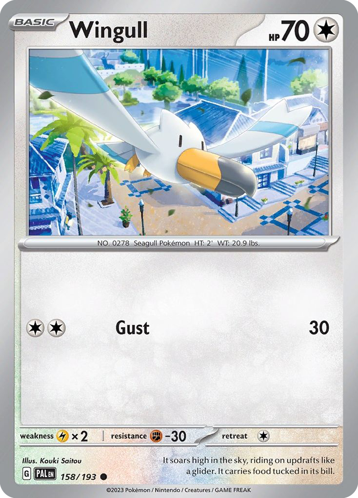 Wingull - 158/193 - Normal - NM - Common - Paldea Evolved