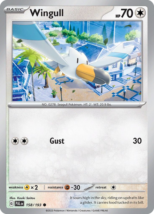 Wingull - 158/193 - Normal - NM - Common - Paldea Evolved